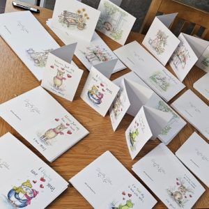 watercolour cards collection