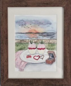 watercolour painting engagement