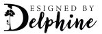 designed by delphine logo